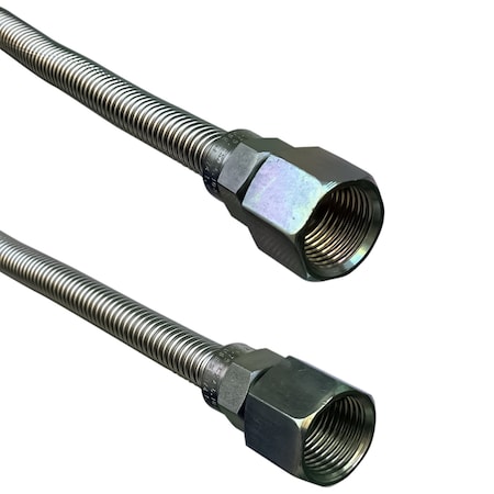 Jones Stephens 3/8in OD 1/4in ID X 24in Long, 3/8in Female Pipe Thread X 3/8in Female Pipe Thread G70016